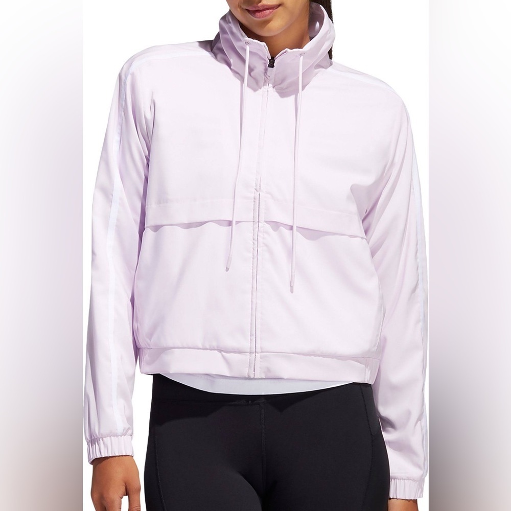 Adidas 3 Strip Lavender Jacket Size XS (4-6)